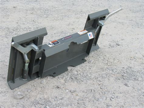 mini skid steer to full size adapter|mini universal quick attach adapter.